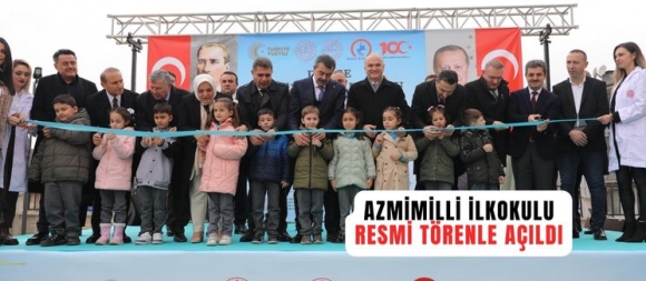 Azmimilli İlkokulu Resmi Törenle Açıldı