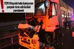 TEM Otoyolu'nda kamyona çarpan tırın sürücüsü yaralandı!