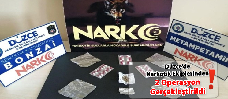 Narkotik Ekiplerinden 2 Farkl� Operasyon