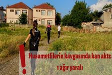 Husumetlilerin kavgas�nda kan akt�: 1 a��r yaral� !