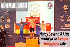Nuray Levent, 3 Alt�n madalya ile Avrupa �ampiyonu oldu