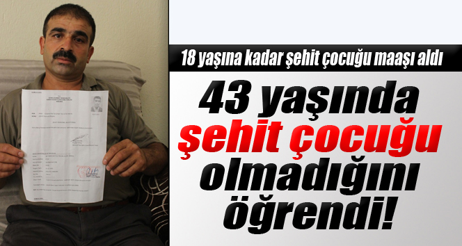 43 Ya��nda �ehit �ocu�u Olmad���n� ��rendi