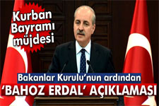 Numan Kurtulmu� tan Bahoz Erdal A��klamas�