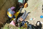 Yolu k�saltmak isterken hastanelik oldu 