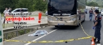 Yolcu otob�s�n�n �arpt��� kad�n hayat�n� kaybetti