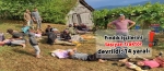 F�nd�k i��ilerin ta��yan trakt�r devrildi : 14 yaral� 